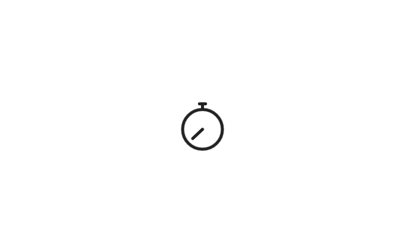Stopwatch Icon With CSS Animation