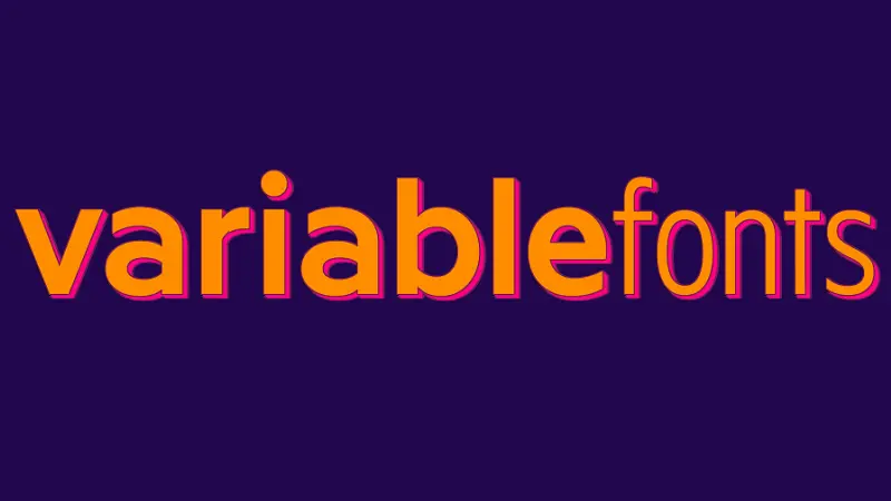 Variable Fonts Simple Demo