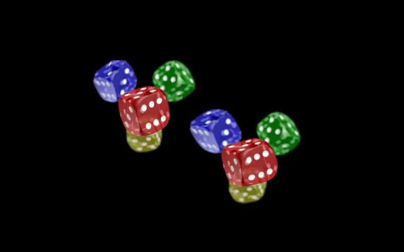 Water Effect On Dice