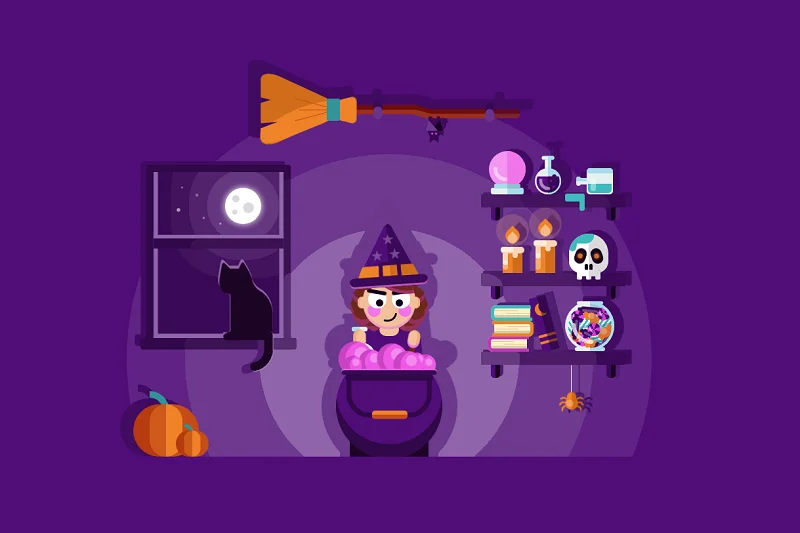 CSS Little Witch