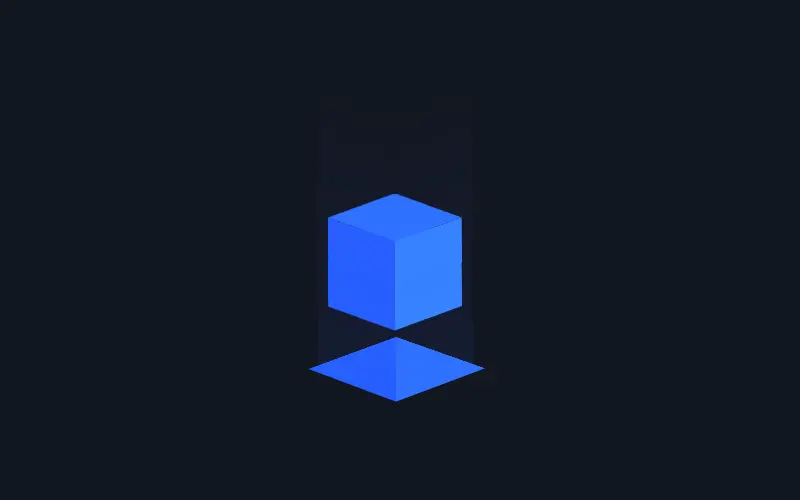 3D Boxes Loader CSS Only
