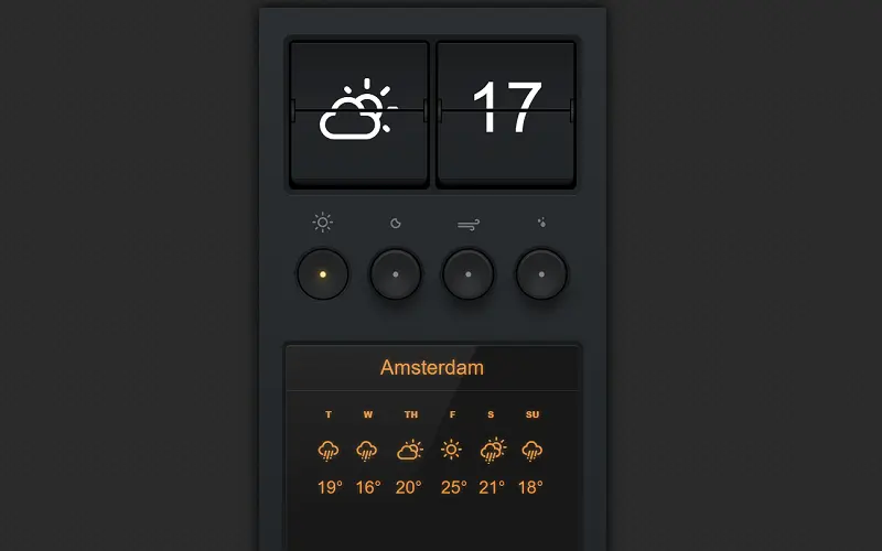 Analog Weather App