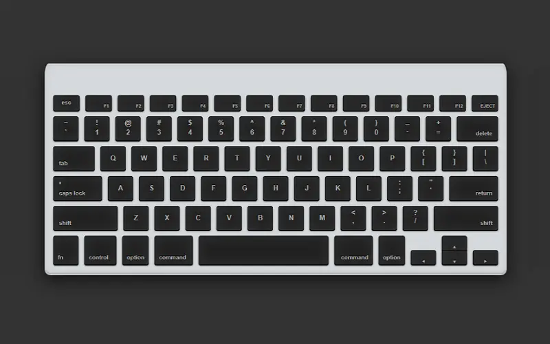 Apple Wireless Keyboard via CSS3