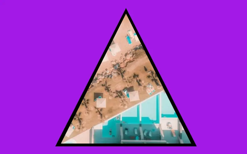 Bordered Image Triangle