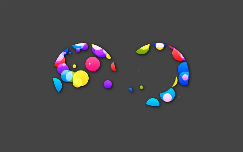 Bubbles Float In Loader Animation