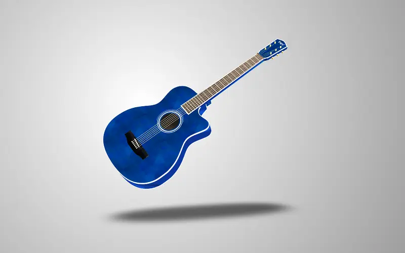 CSS 3D Guitar With 5 Texture Variation