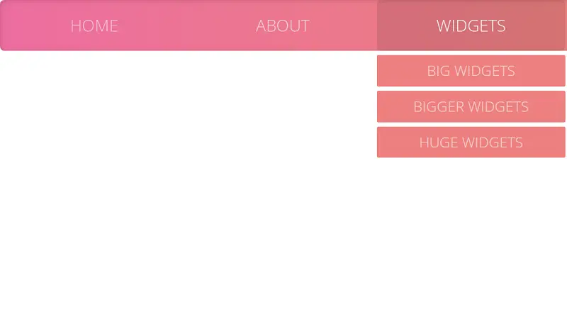 CSS Dropdown Menu