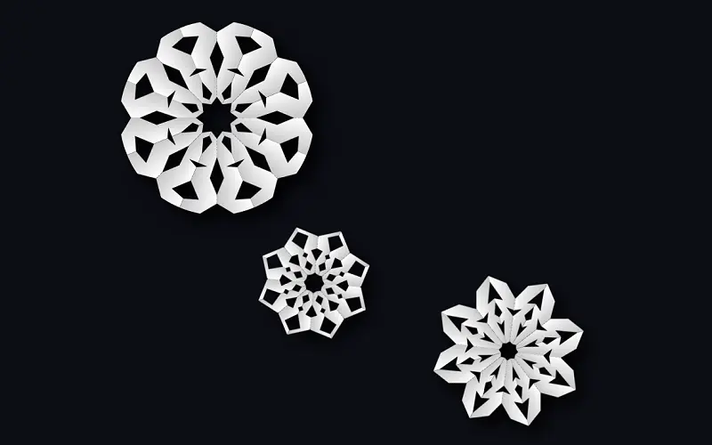 CSS Paper Snowflakes