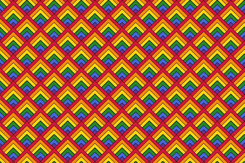 CSS Single Div Geometric Pattern