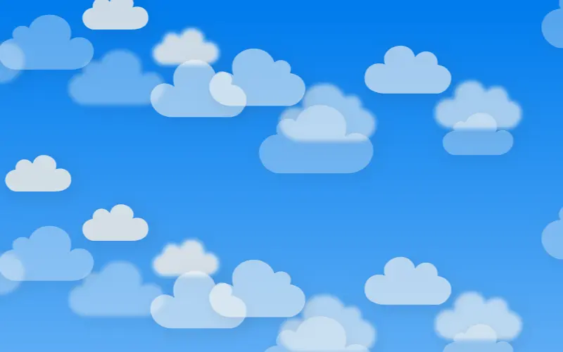 CSS3 Clouds Background Animation