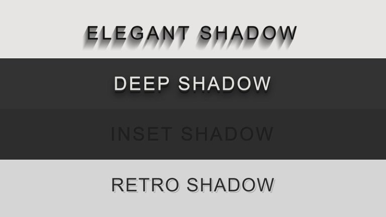 24 Best Free CSS Text Shadow Effects In 2024