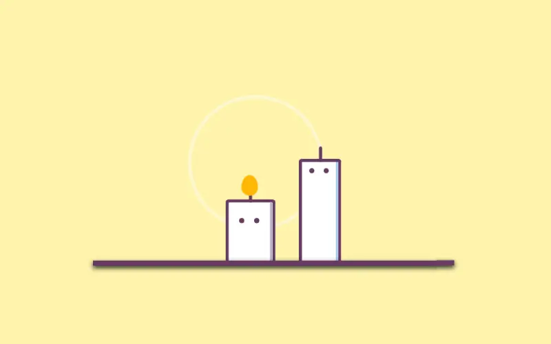Candles Pure CSS Animation