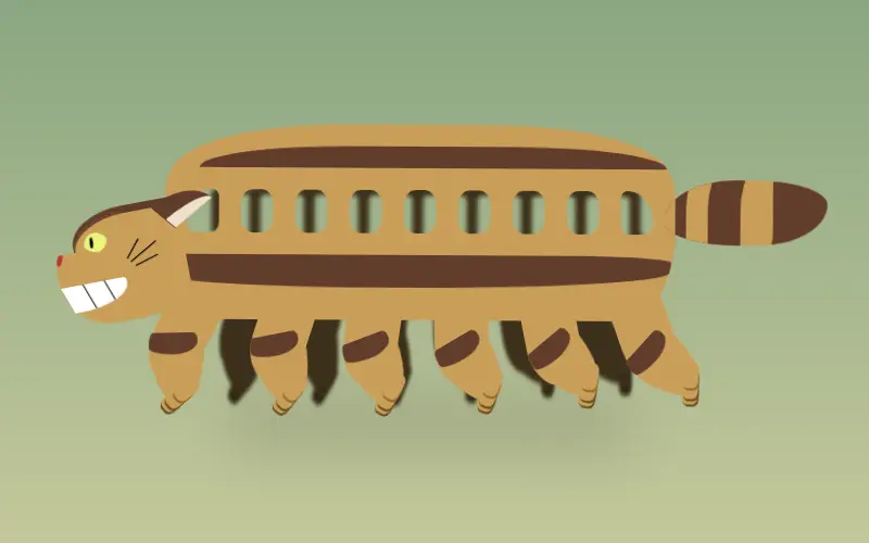 Catbus: CSS Ghibli Characters