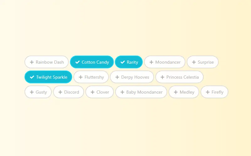 Chippy Checkbox Inputs