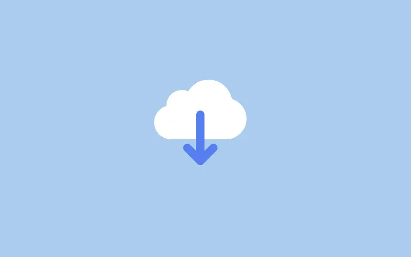 Cloud Download Animation
