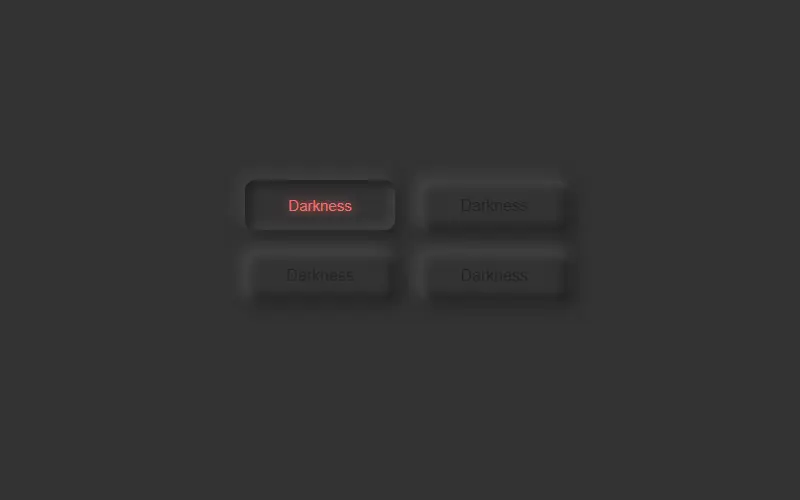 Darkness CSS 3D Buttons