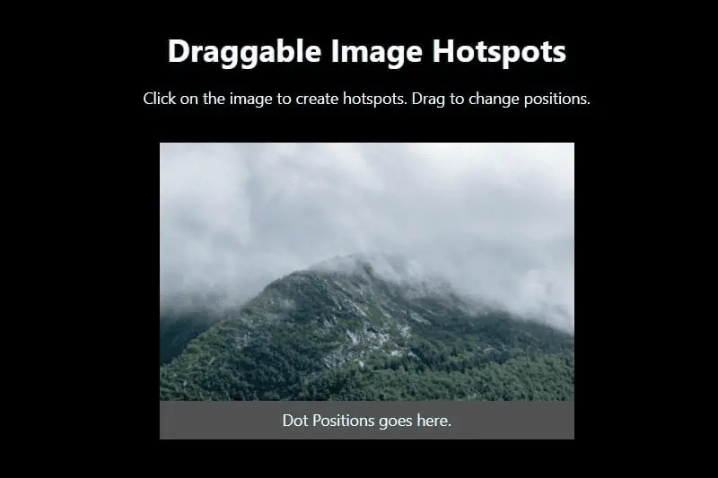 Draggable Image Hotspots