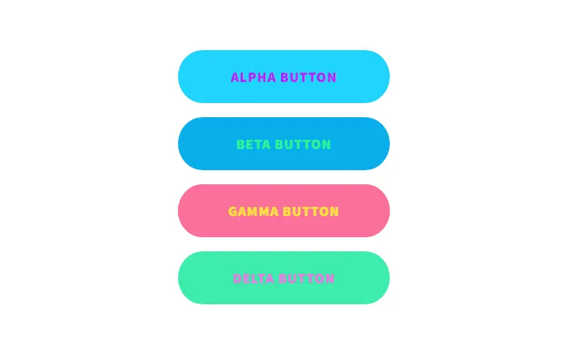 Flat Buttons With Smooth Hover Effect