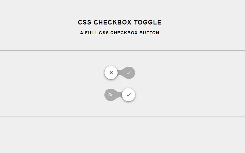Full CSS Checkbox