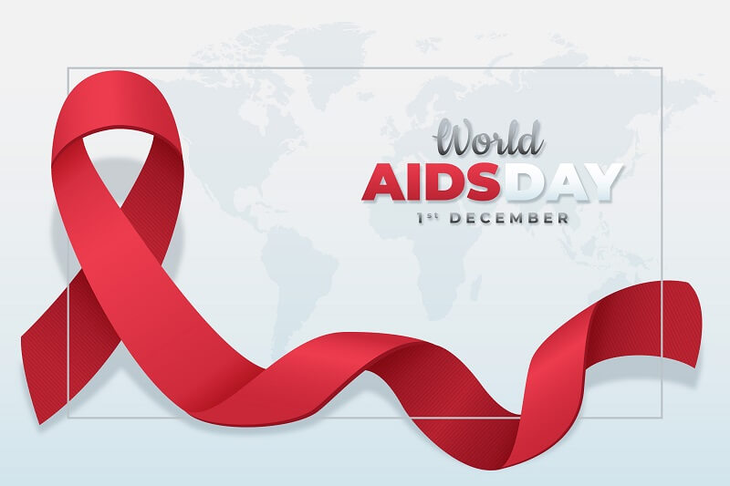 Gradient World Aids Day Background