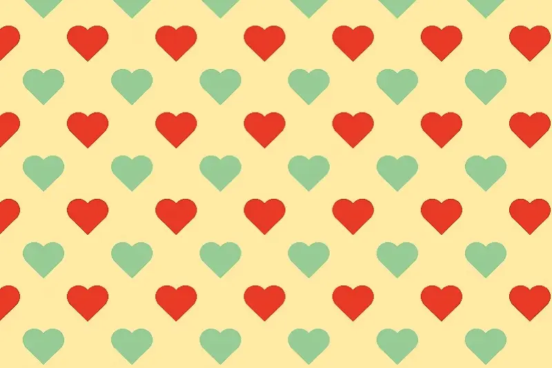 Hearts: CSS Background Patterns