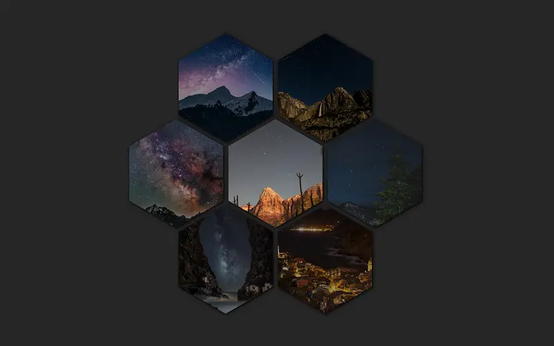 Hive Photo Gallery Grid
