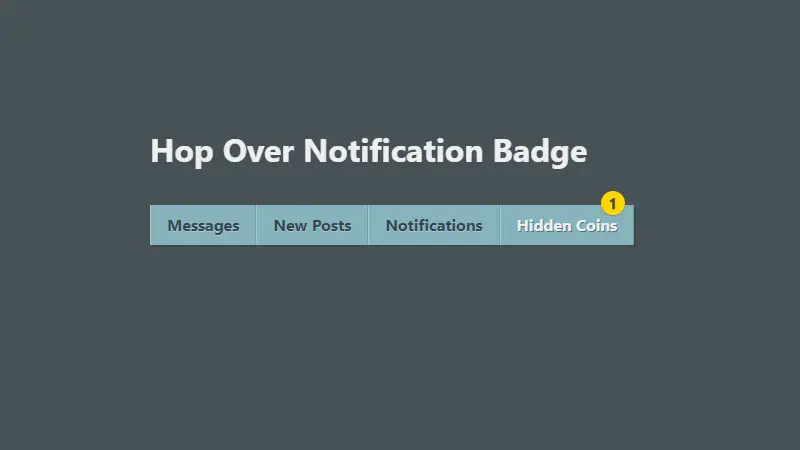 Hop Over Notification Badge