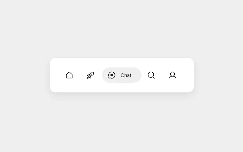 Menu With Hover Reveal: CSS Tab Bars