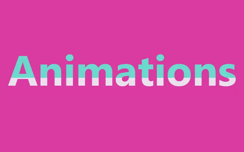 Mix Blend Mode: CSS Text Animations