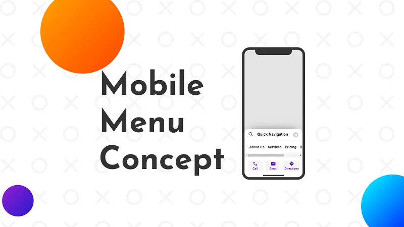 Mobile Menu Concept