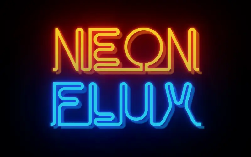 Neon Flux: CSS Glow Text Effect