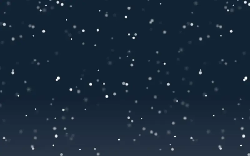 One Element CSS Snow