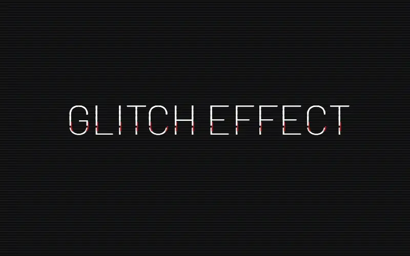 Only CSS Glitch Effect