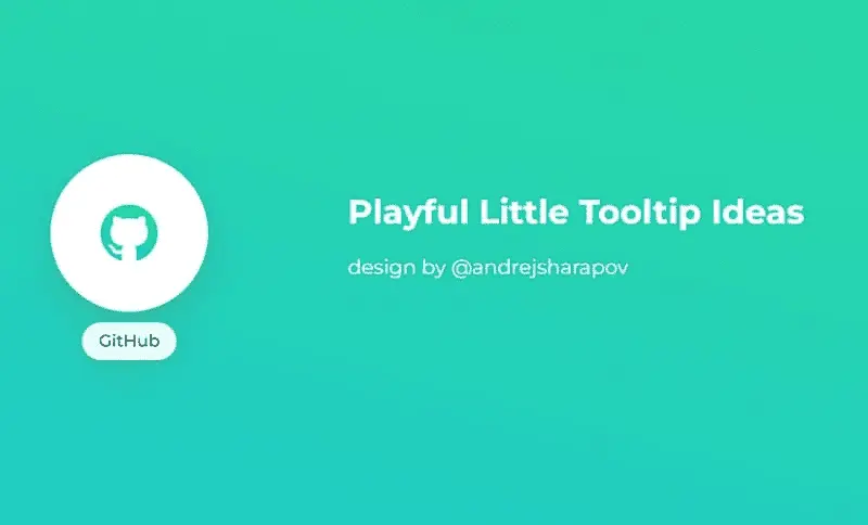 Playful Little Tooltip Ideas