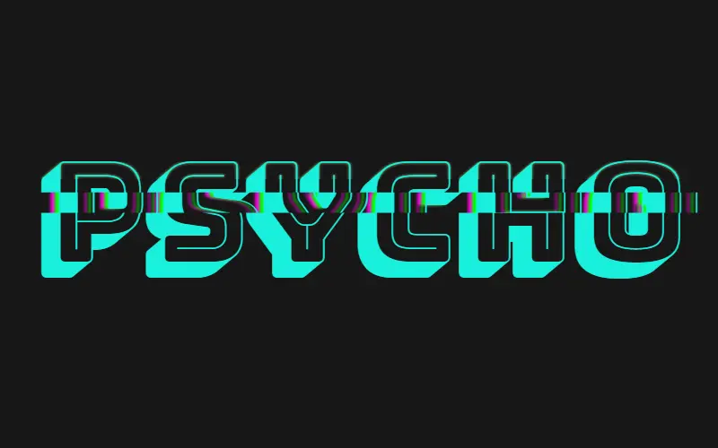 Psycho Glitch: CSS Custom Properties Example