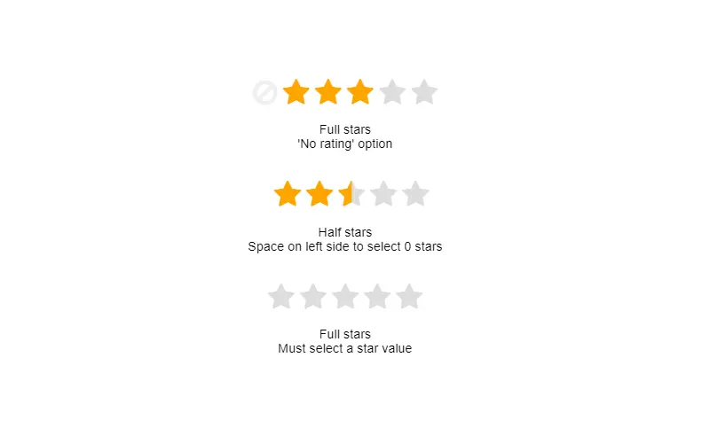 Pure CSS 5-Star Rating
