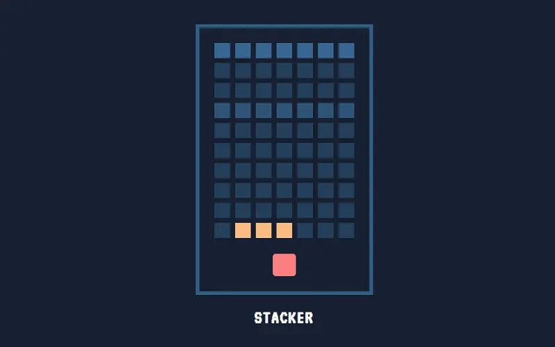 Pure Free CSS Game Stacker