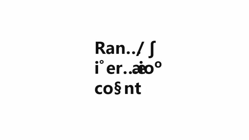 Pure CSS Glitchy Text Reveal
