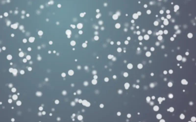 Pure CSS Snow Fall Effect
