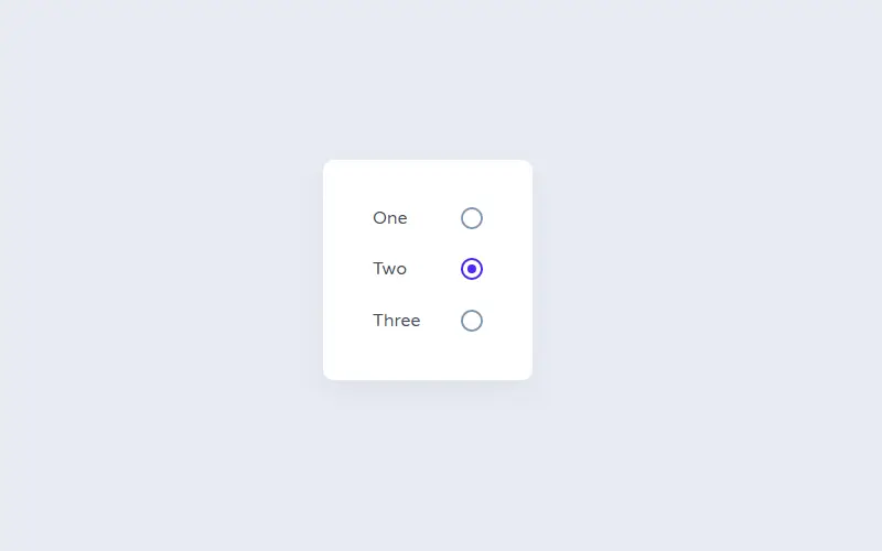 Radio Button Animation