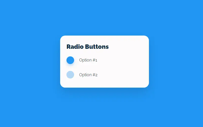 Radio Buttons Interaction