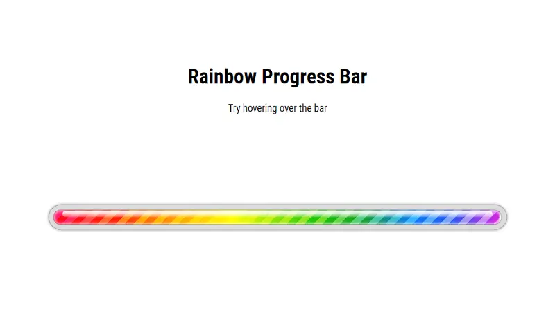Rainbow Progress Bar