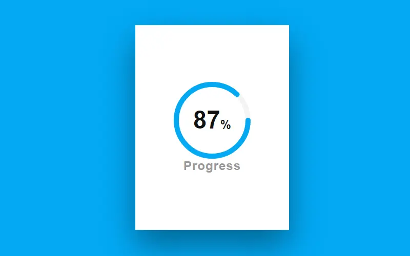 SVG Circle Progress Bar