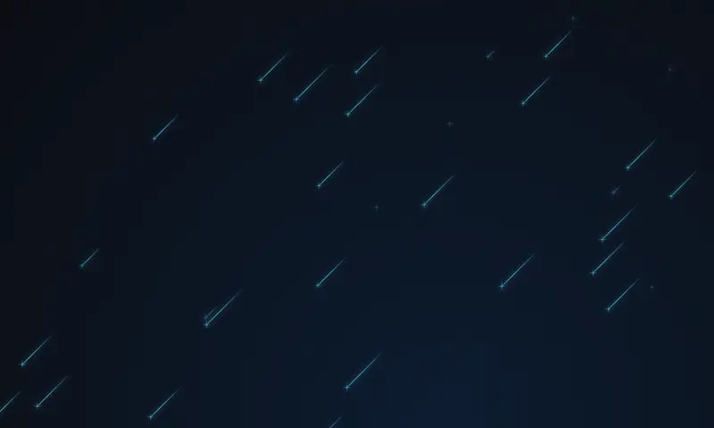 Shooting Star: CSS Animated Backgrounds