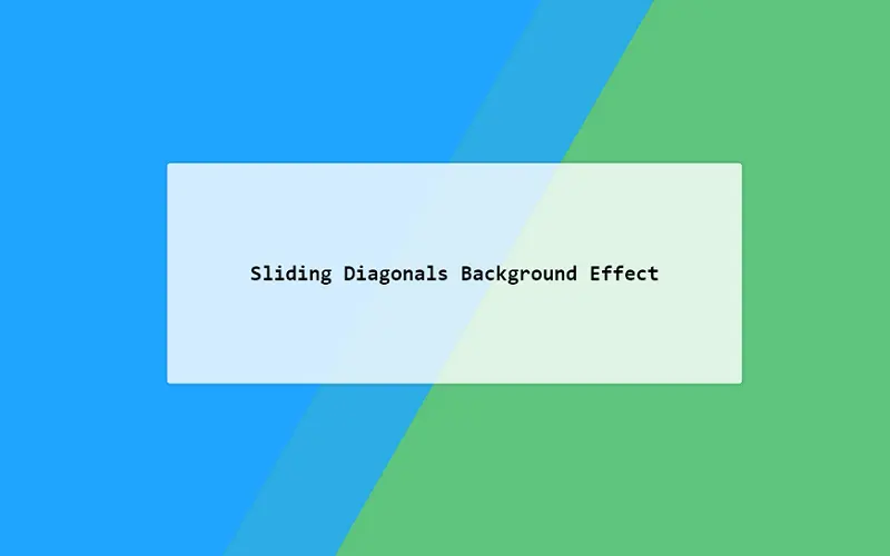 Sliding Diagonals Background Effect