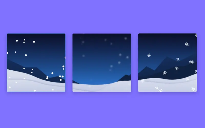 Snow SVG Animate