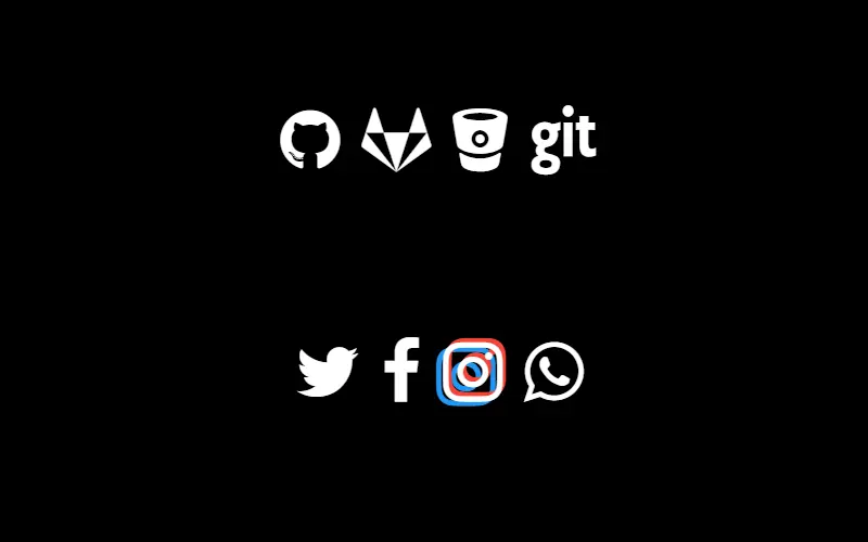 Social Icons Vision 3D