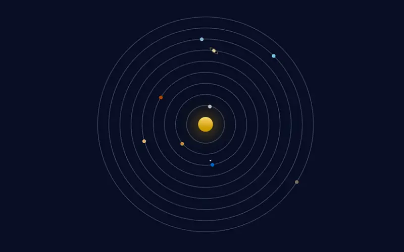 Solar System with Pure CSS