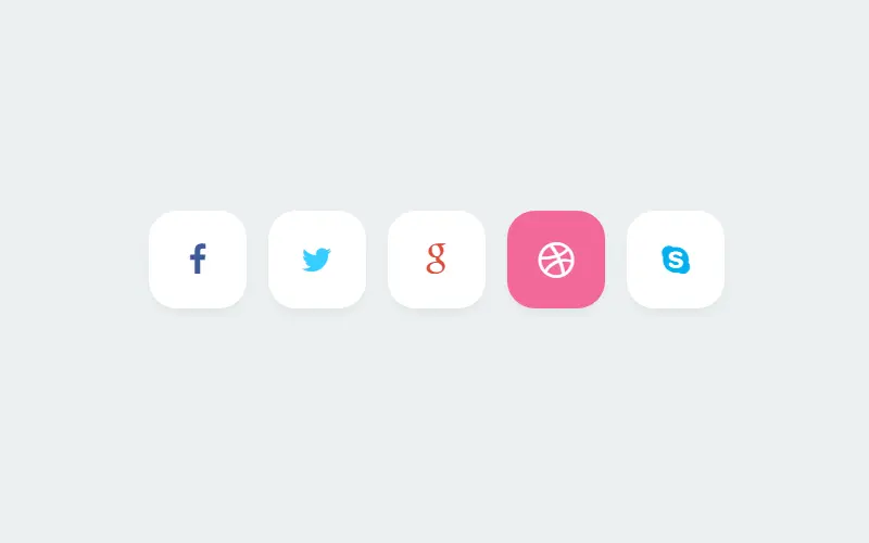 Stylish Social Buttons