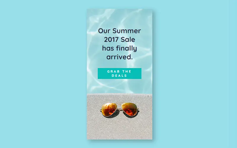 Summer CSS Banner Ad